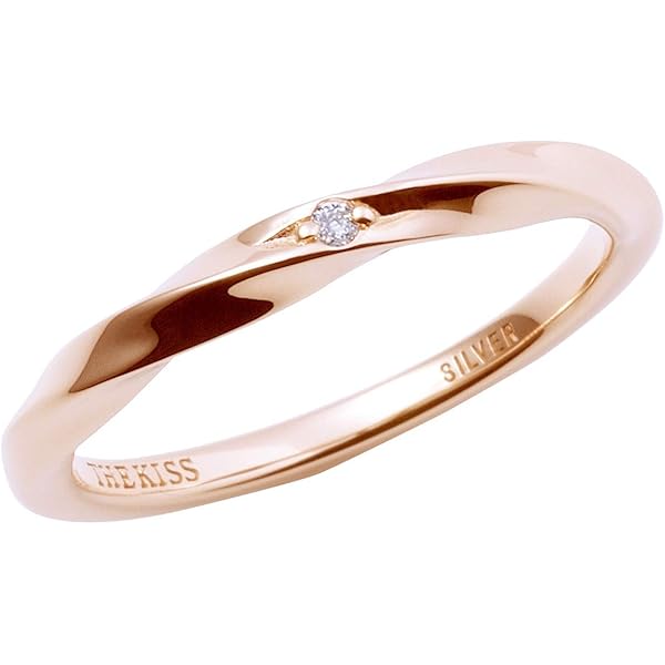 Amazon | [ザ・キッス] SR1854DM 11号 シルバー ダイヤモンド リング